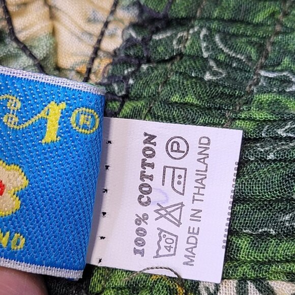 Green Cotton Skirt One Size Fits Most - Picture 7 of 9